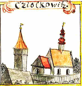 Cziolkowitz - Koci, widok oglny
